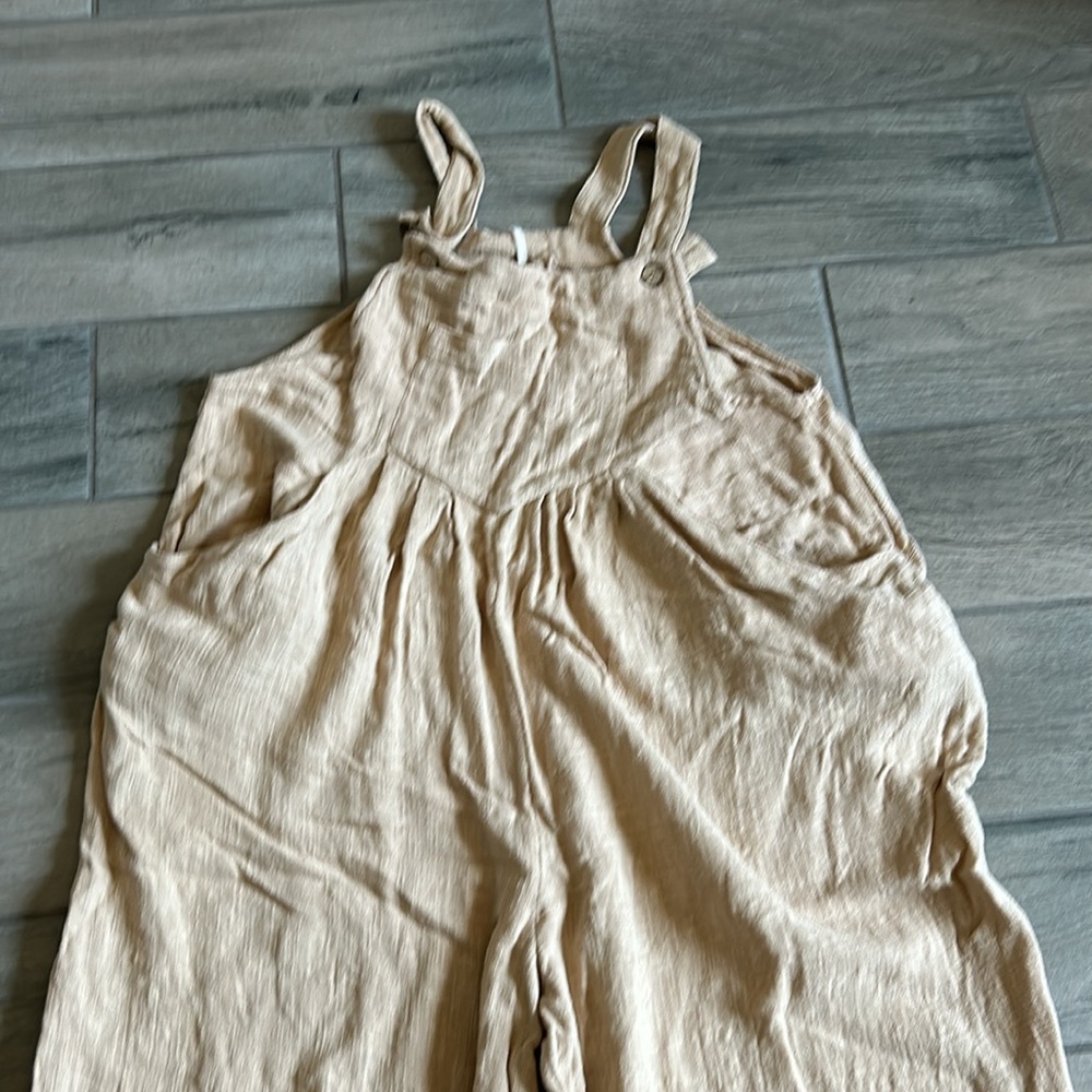 Free People Cream Jumpsuit - Picture 2 of 10